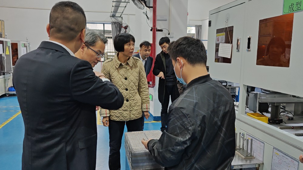 福建晋安区领导莅临震东电子与震东智飞视察指导工作